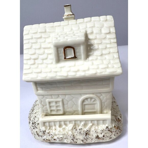 Vintage Ceramic Music Box House By St. Nicholas Square - Picture 5 of 6
